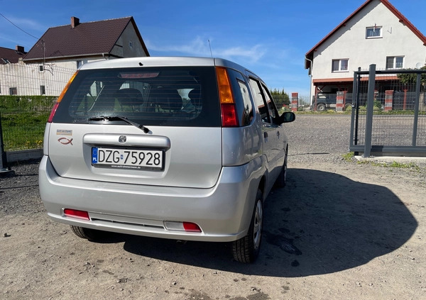 Subaru Justy cena 12499 przebieg: 125000, rok produkcji 2003 z Wojcieszów małe 277